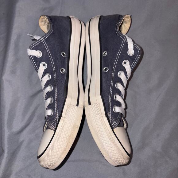Converse‎ Chuck Taylor All Star Low Top Sneakers Navy Blue Canvas Size 7 Unisex - Picture 5 of 8